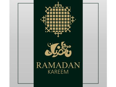 Ramadan Mubarak ,Poster, Flyer, Brochure, Design photography on orange background.