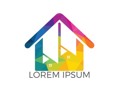 Real estate logo design. Logo symbol or icon for real estates or building construction business.	