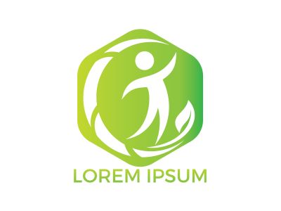 Human Health logo design. Healthcare vector logo concept illustration. Logo design template for clinic, hospital, medical center, doctor and etc.	