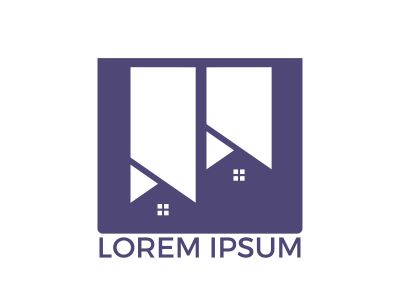 Real estate logo design. Logo symbol or icon for real estates or building construction business.	