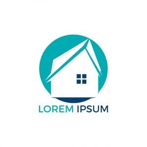 Real estate logo design. Logo symbol or icon for real estates or building construction business.	