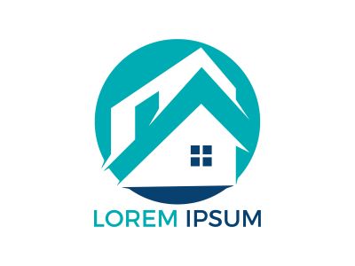Real estate logo design. Logo symbol or icon for real estates or building construction business.	