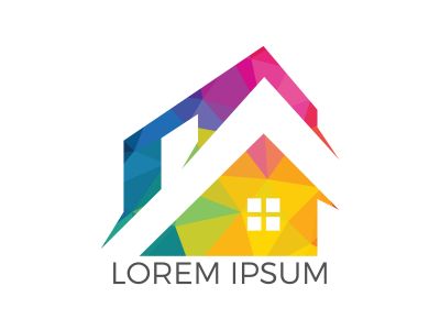 Real estate logo design. Logo symbol or icon for real estates or building construction business.	