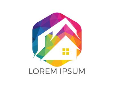 Real estate logo design. Logo symbol or icon for real estates or building construction business.	