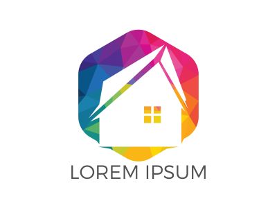 Real estate logo design. Logo symbol or icon for real estates or building construction business.	