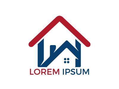 Real estate logo design. Logo symbol or icon for real estates or building construction business.	