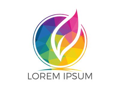 Green leaf ecology nature element vector logo. Leaf logo and abstract organic leaf logo.	