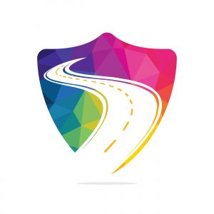 Creative road journey logo design. Road logo vector design template.	