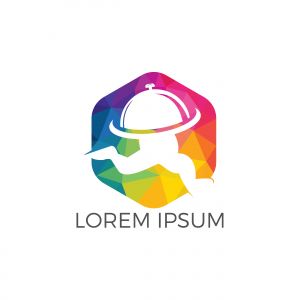 Food delivery logo design. Delivery logo online food ordering restaurant.	