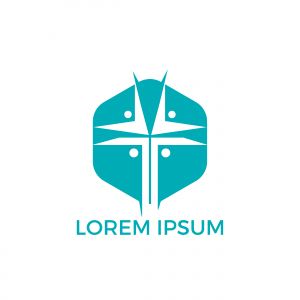 People church vector logo design template. Church and Christian organization logo.	