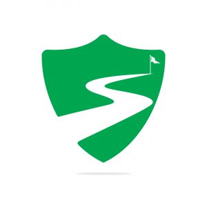 Way to success vector logo design. Creative road journey logo design sign.	