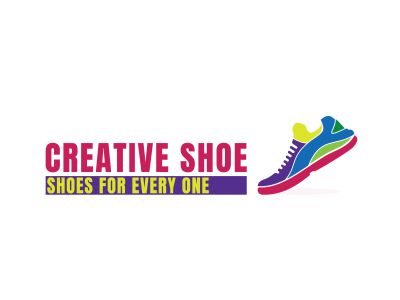 Man shoes logo design template vector image.