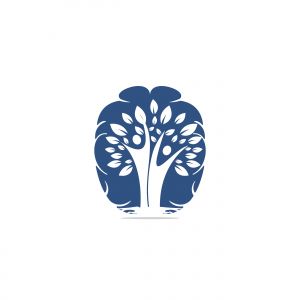 tree vector logo design .