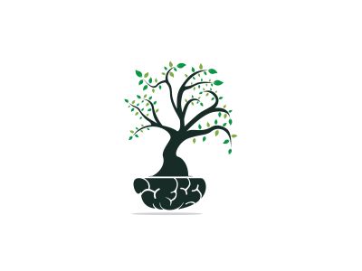 tree vector logo design .